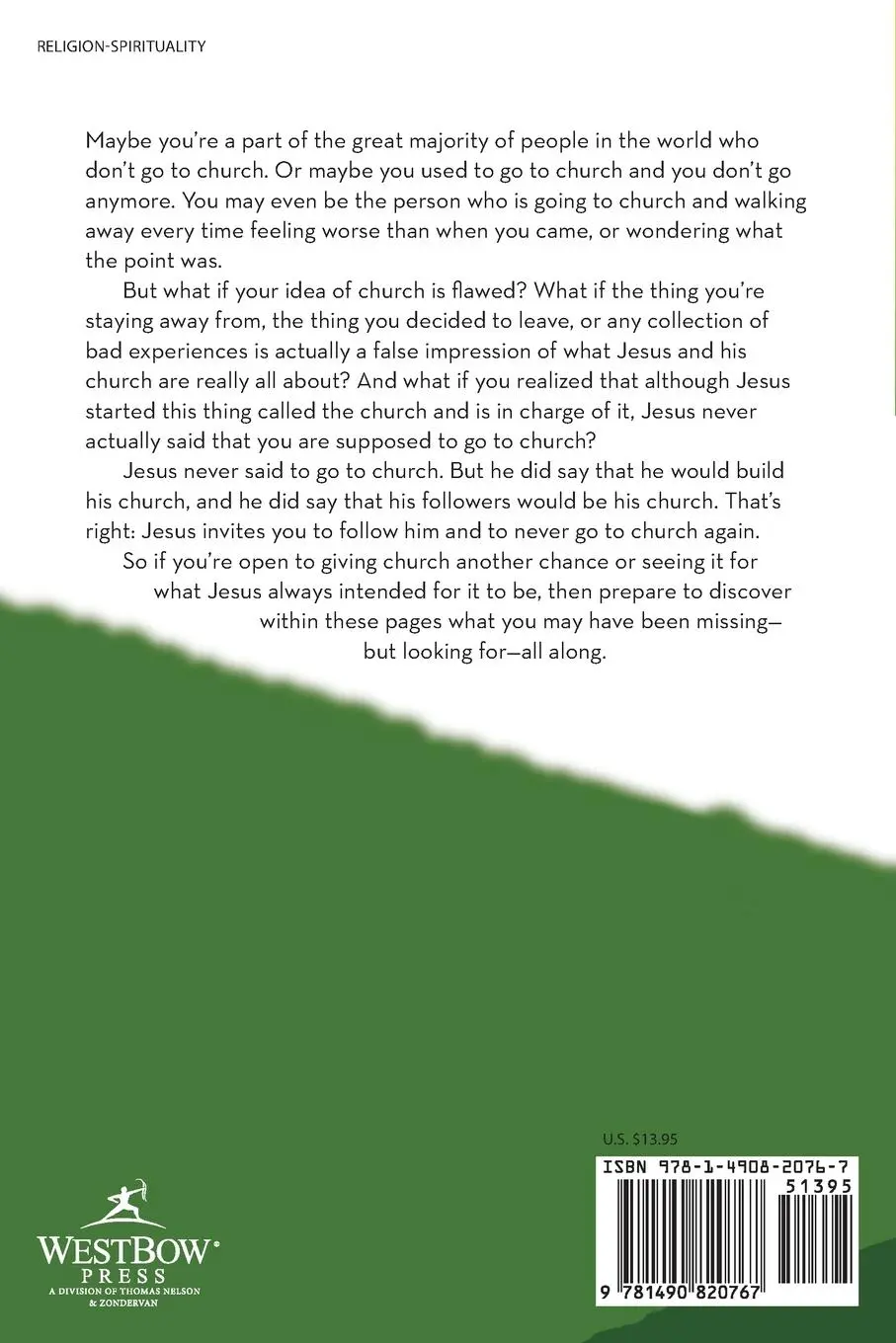 Rückseite: 9781490820767 | I Don't Go to Church | (I Am the Church) | David E. Bish | Taschenbuch