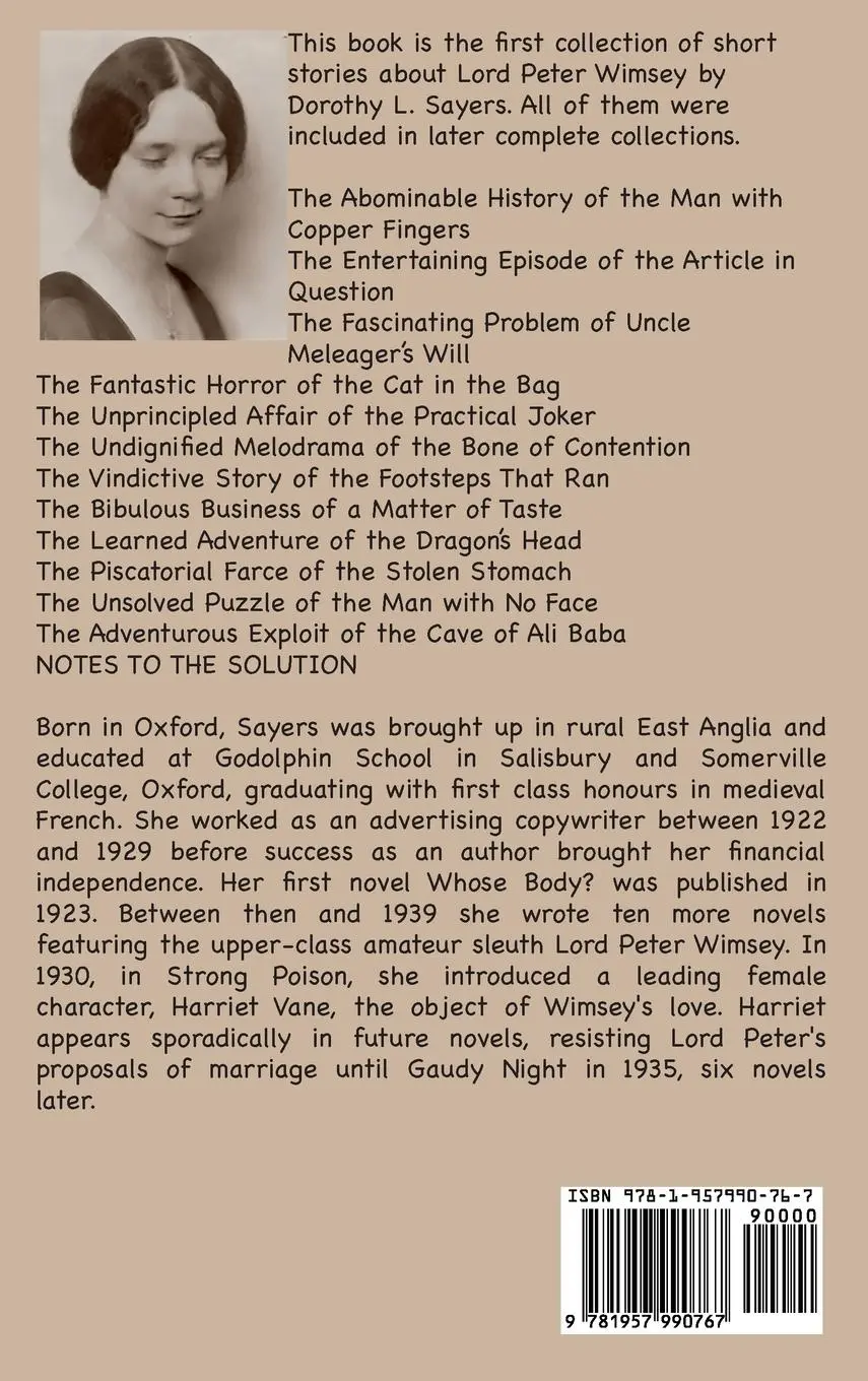Rückseite: 9781957990767 | Lord Peter Views the Body | A Collection of Mysteries | Sayers | Buch