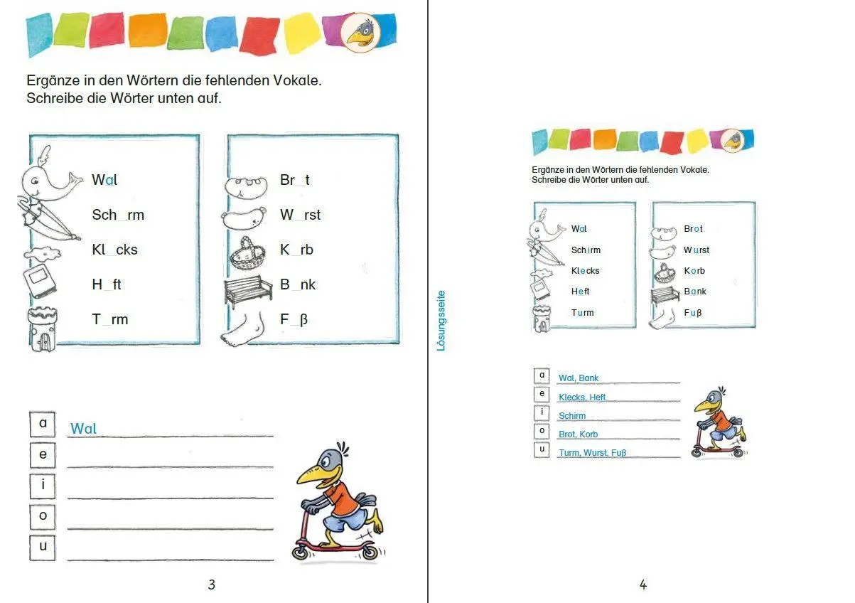 Bild: 9783411720767 | Mein Ferienblock mit Rabe Linus - Fit für die 3. Klasse | Raab | Buch
