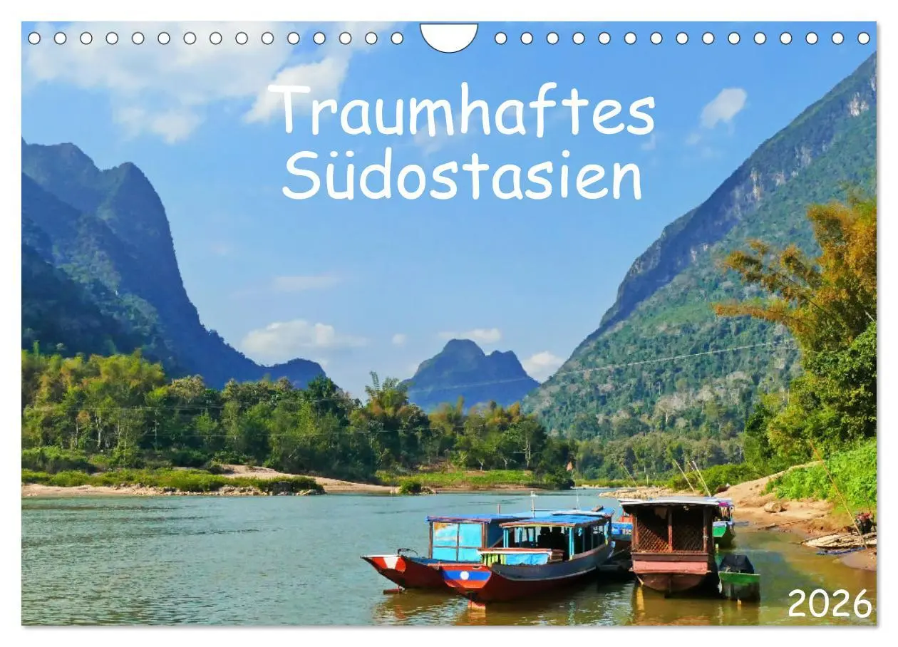 Cover: 9783457670767 | Traumhaftes Südostasien (Wandkalender 2026 DIN A4 quer), CALVENDO...