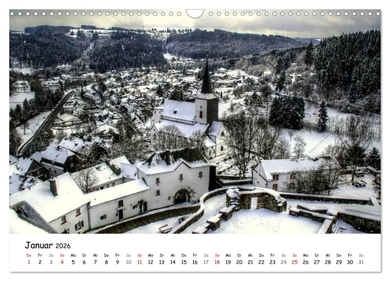Bild: 9783516070767 | Die schönsten Orte der Eifel - Reifferscheid (Wandkalender 2026 DIN...