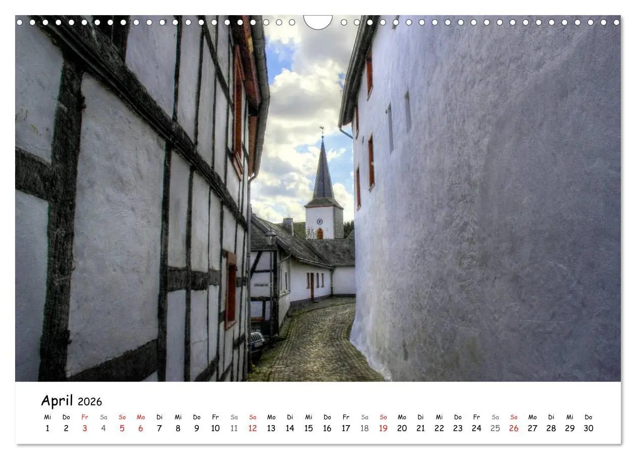 Bild: 9783516070767 | Die schönsten Orte der Eifel - Reifferscheid (Wandkalender 2026 DIN...