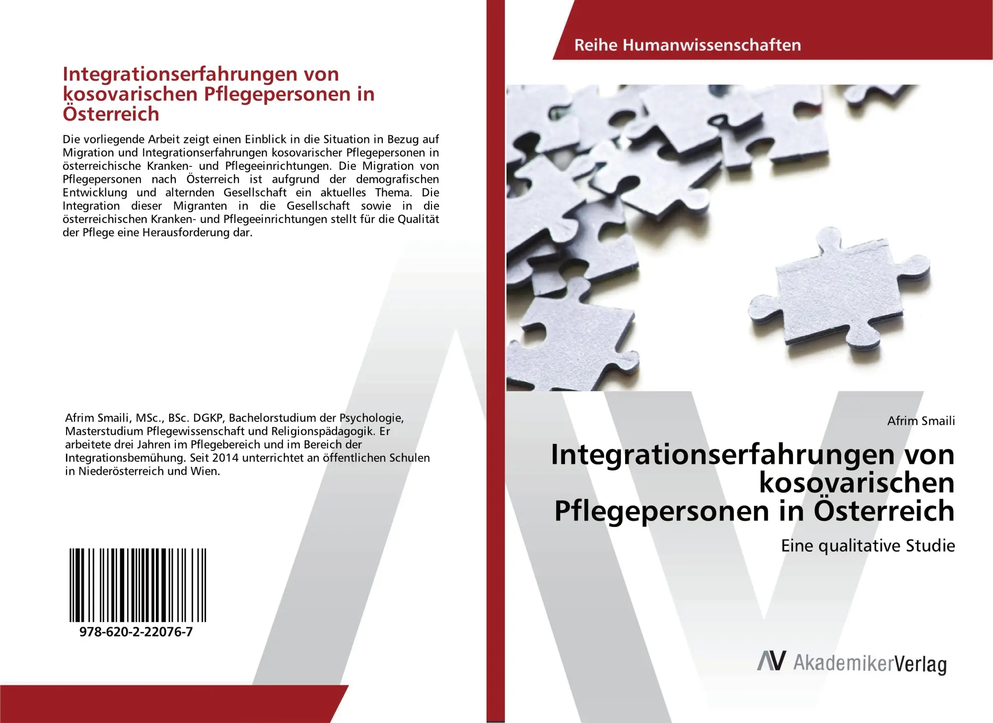 Cover: 9786202220767 | Integrationserfahrungen von kosovarischen Pflegepersonen in Österreich