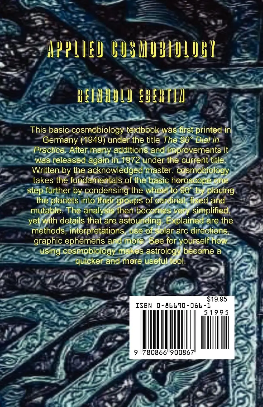 Rückseite: 9780866900867 | Applied Cosmobiology | Reinhold Ebertin | Taschenbuch | Englisch