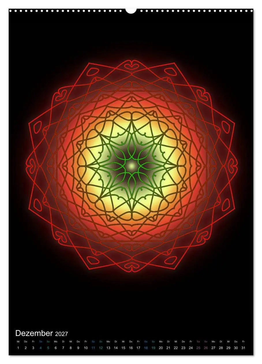 Bild: 9783569600867 | Mandala-Kalender 2027 (Wandkalender 2027 DIN A2 hoch), CALVENDO...