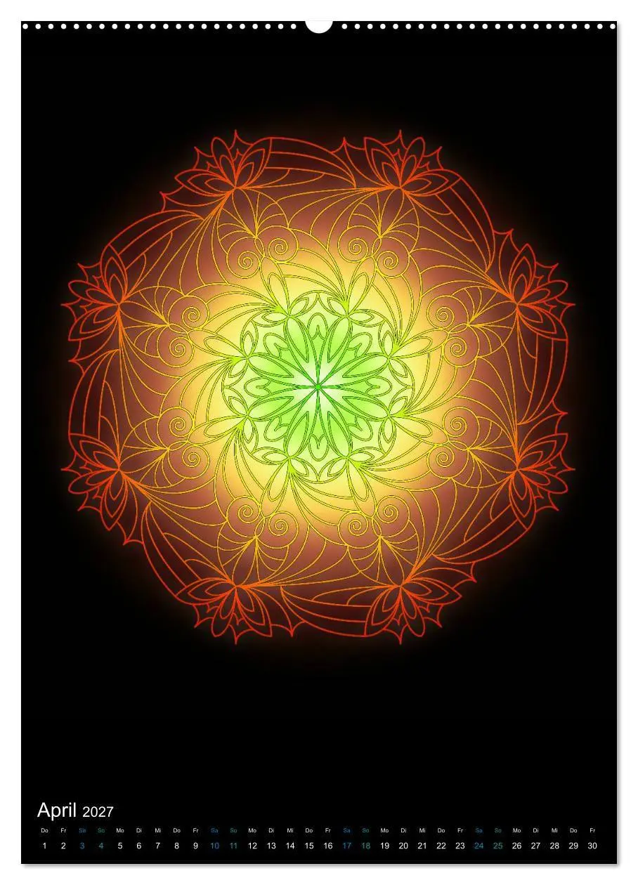 Bild: 9783569600867 | Mandala-Kalender 2027 (Wandkalender 2027 DIN A2 hoch), CALVENDO...