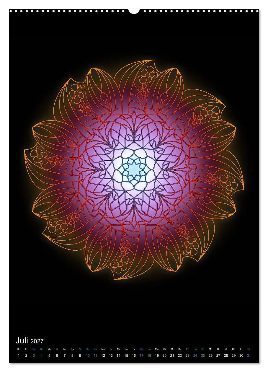 Bild: 9783569600867 | Mandala-Kalender 2027 (Wandkalender 2027 DIN A2 hoch), CALVENDO...