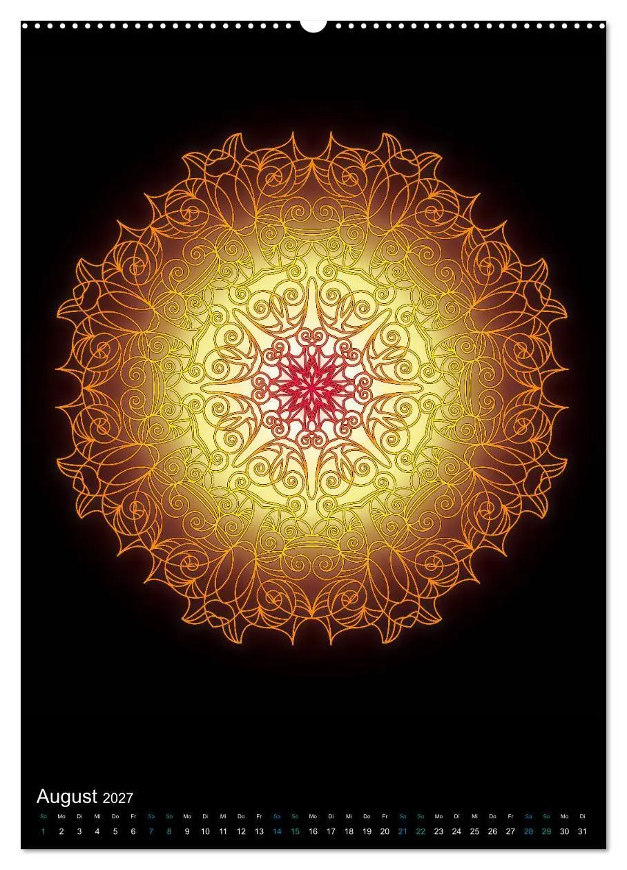 Bild: 9783569600867 | Mandala-Kalender 2027 (Wandkalender 2027 DIN A2 hoch), CALVENDO...
