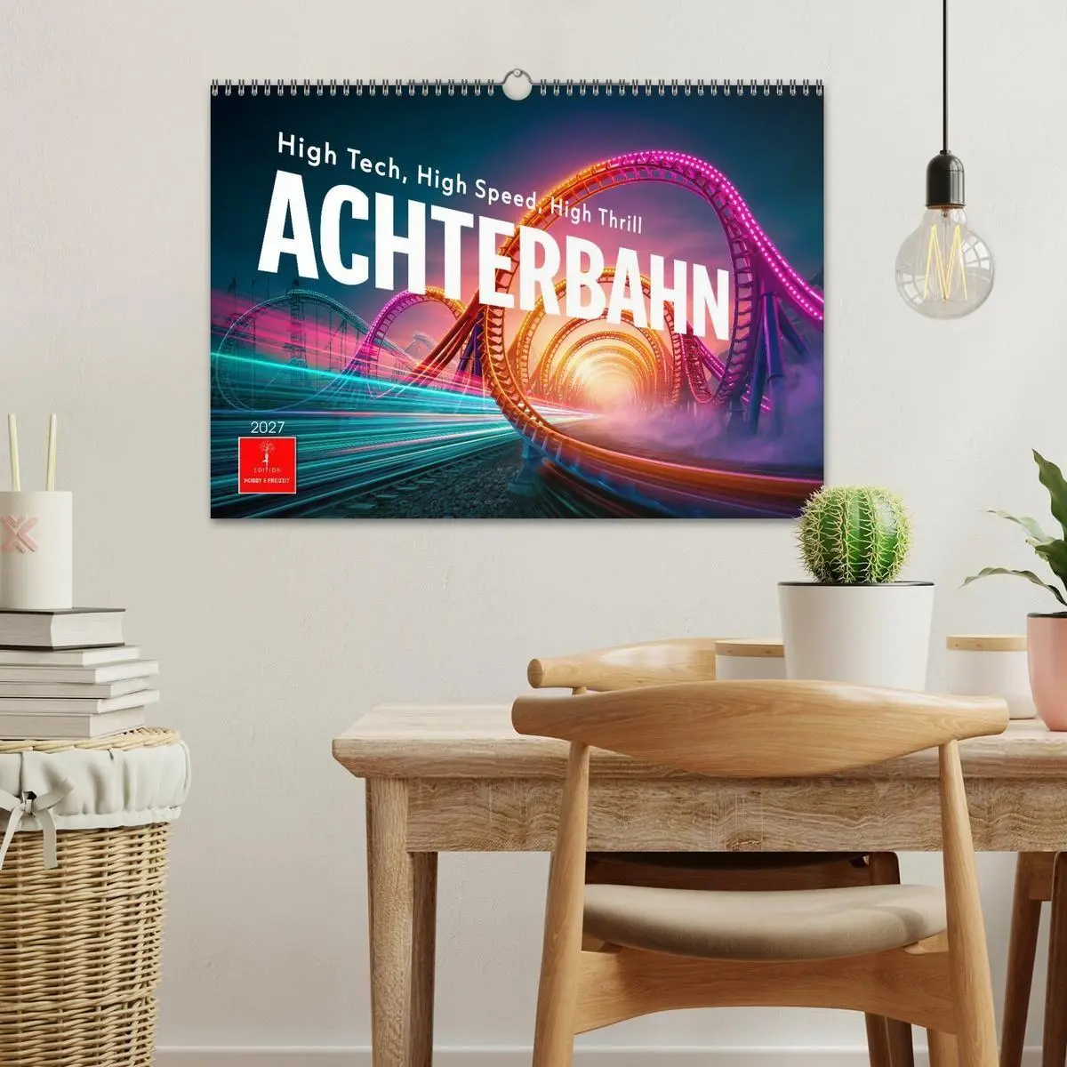 Bild: 9783594280867 | Achterbahn - High Tech, High Speed, High Thrill (Wandkalender 2027...