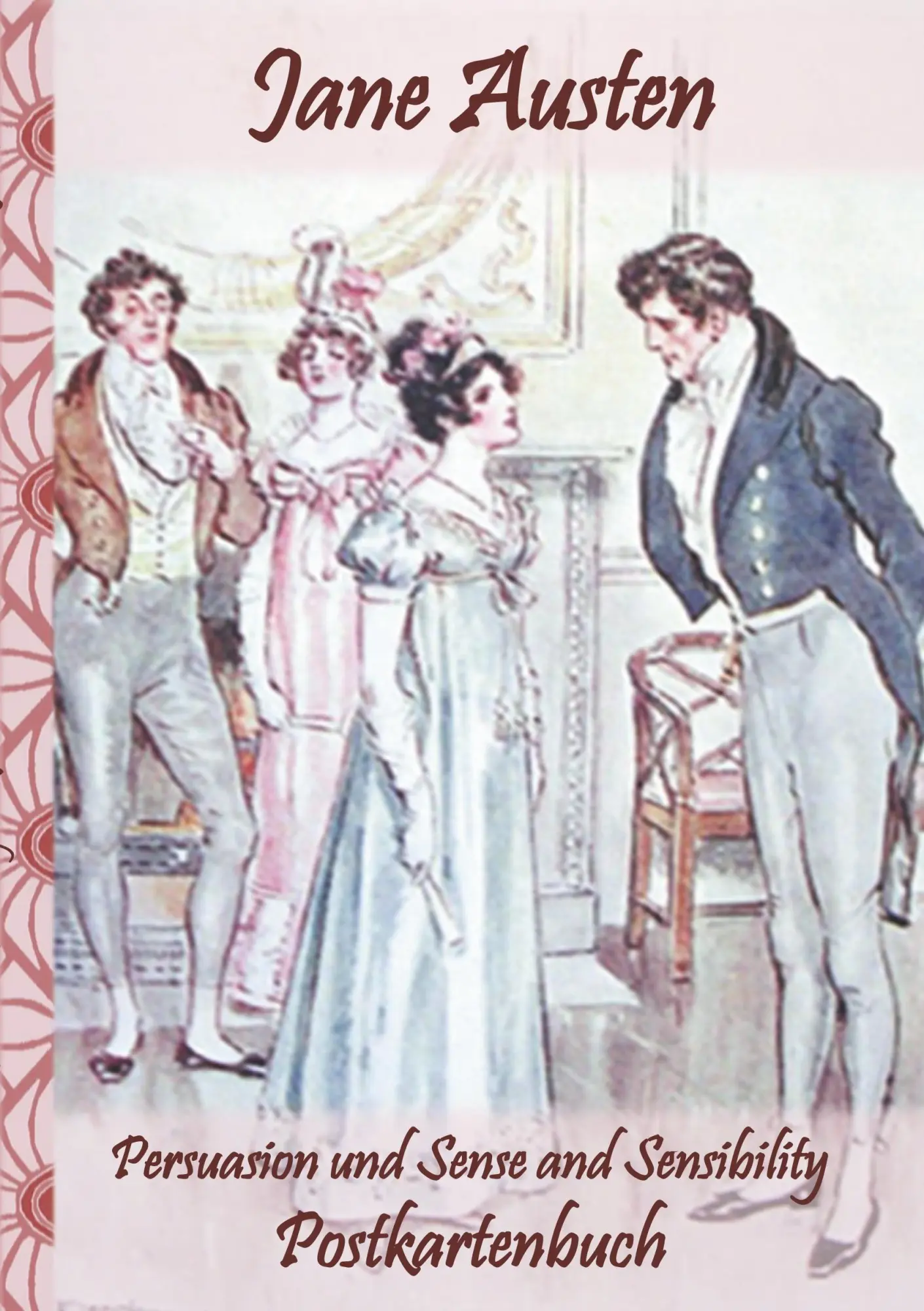 Cover: 9783750460867 | Persuasion und Sense and Sensibility | Postkartenbuch | Austen (u. a.)
