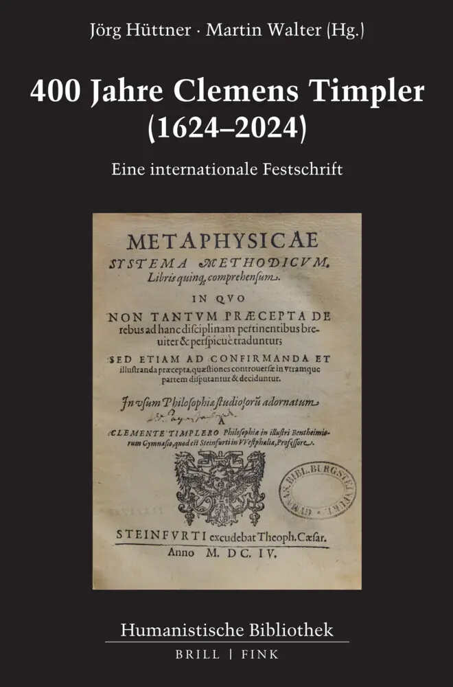 400 Jahre Clemens Timpler (1624-2024)
