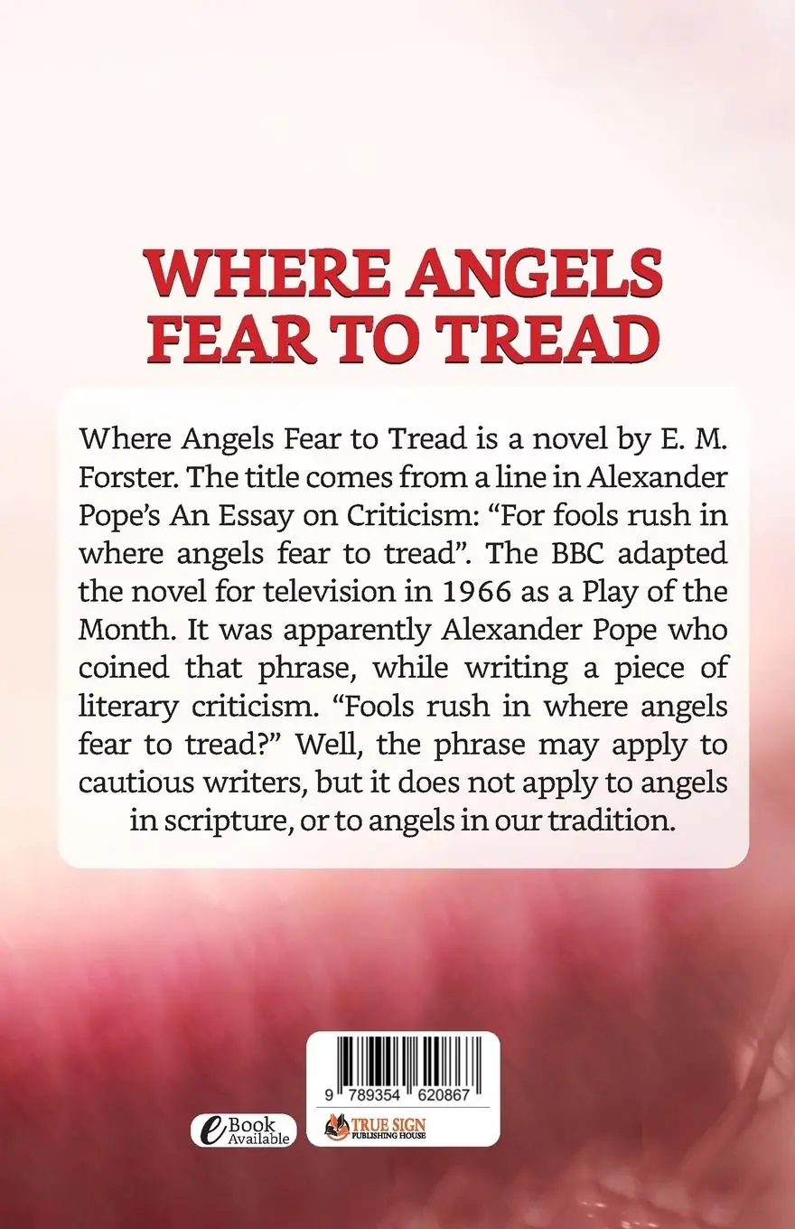 Rückseite: 9789354620867 | Where Angels Fear To Tread | E. M. Forster | Taschenbuch | Englisch