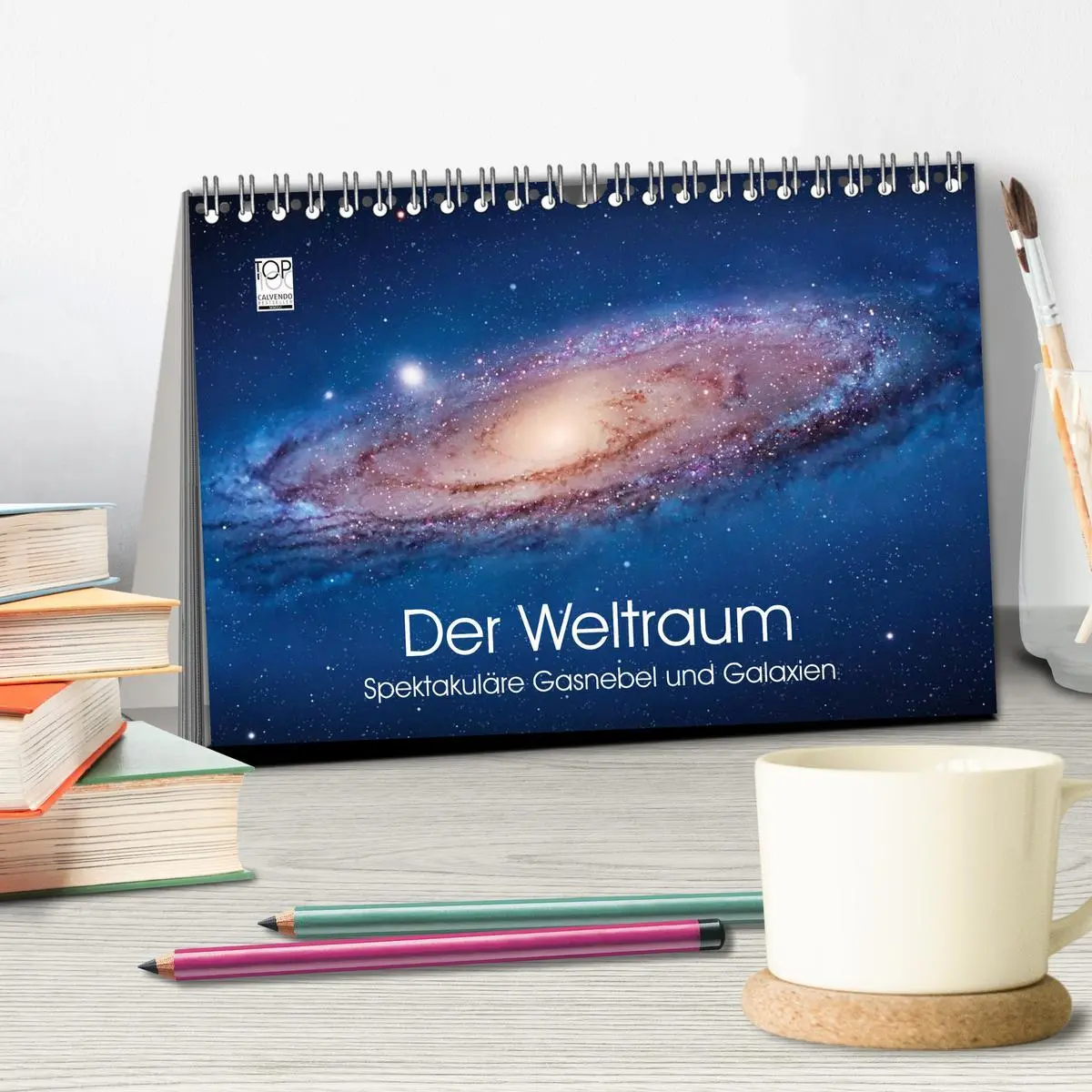 Bild: 9783457960967 | Der Weltraum. Spektakuläre Gasnebel und Galaxien (Tischkalender...