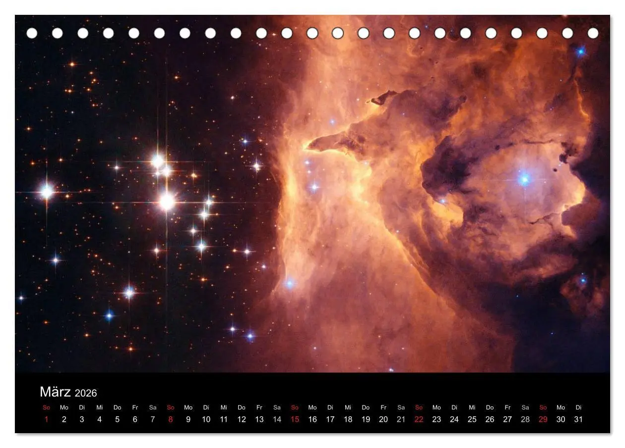 Bild: 9783457960967 | Der Weltraum. Spektakuläre Gasnebel und Galaxien (Tischkalender...