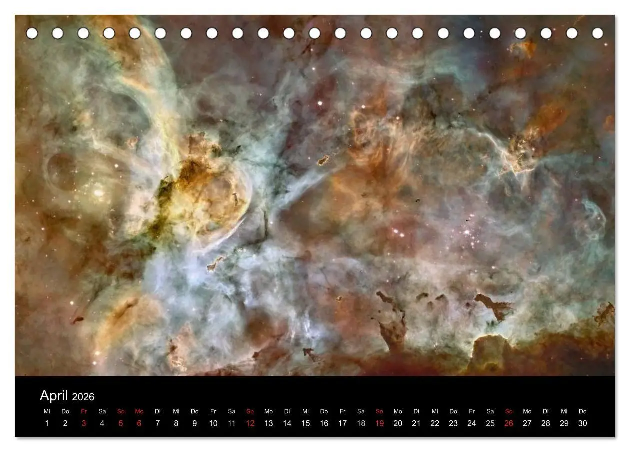 Bild: 9783457960967 | Der Weltraum. Spektakuläre Gasnebel und Galaxien (Tischkalender...
