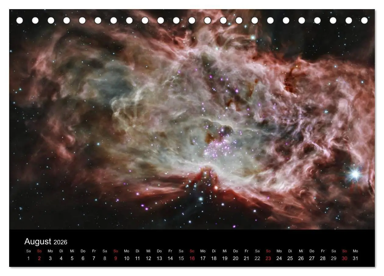 Bild: 9783457960967 | Der Weltraum. Spektakuläre Gasnebel und Galaxien (Tischkalender...