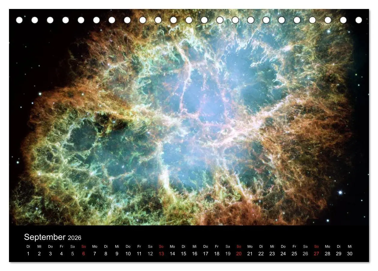 Bild: 9783457960967 | Der Weltraum. Spektakuläre Gasnebel und Galaxien (Tischkalender...