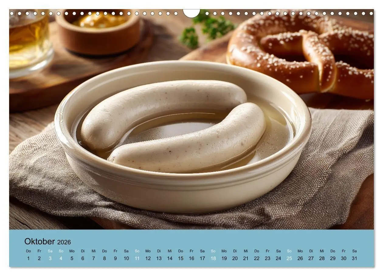 Bild: 9783516670967 | Bayrische Weißwurst - Traditioneller Küchenkalender für Genießer...