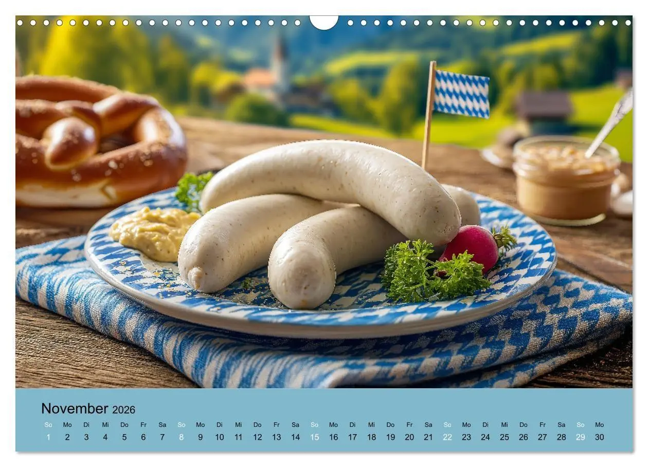 Bild: 9783516670967 | Bayrische Weißwurst - Traditioneller Küchenkalender für Genießer...