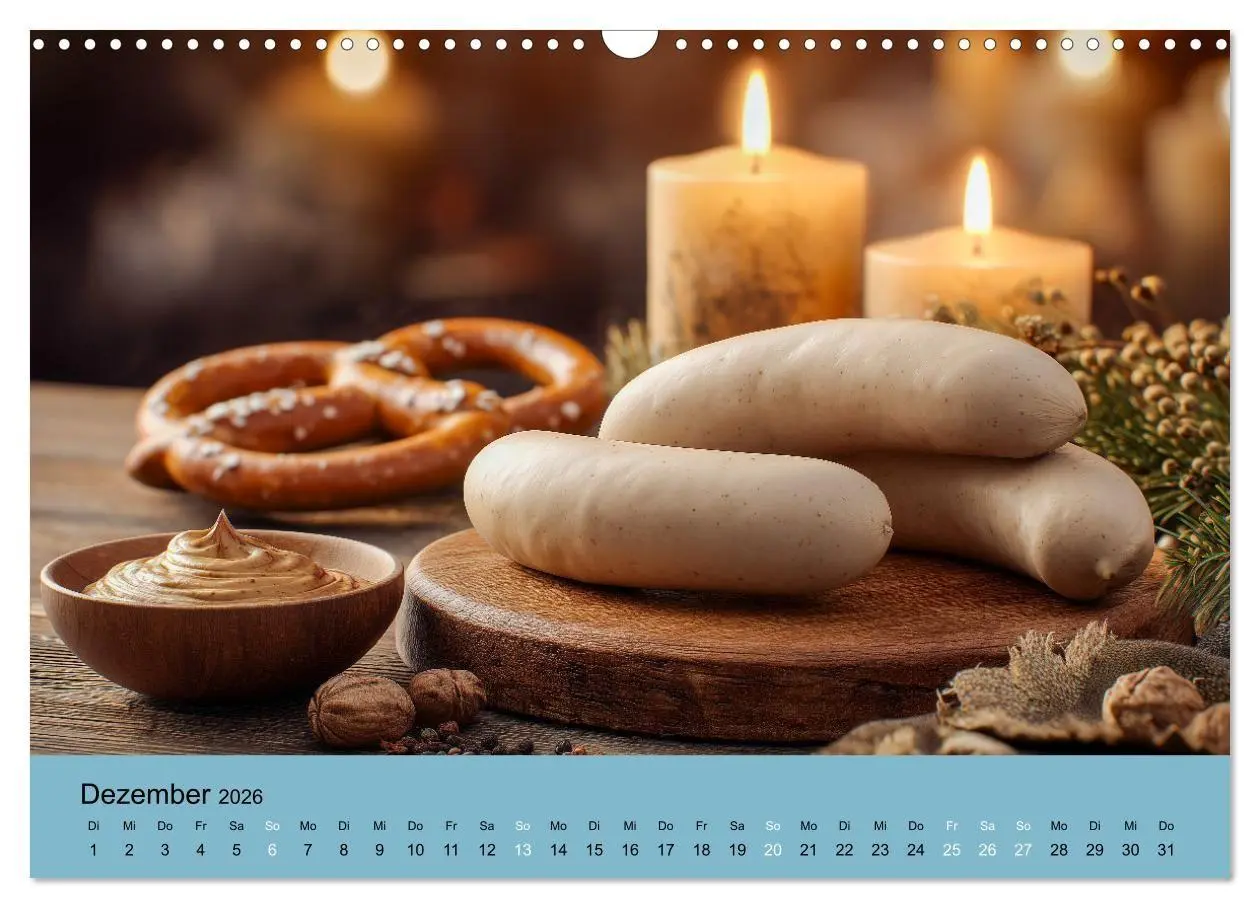 Bild: 9783516670967 | Bayrische Weißwurst - Traditioneller Küchenkalender für Genießer...