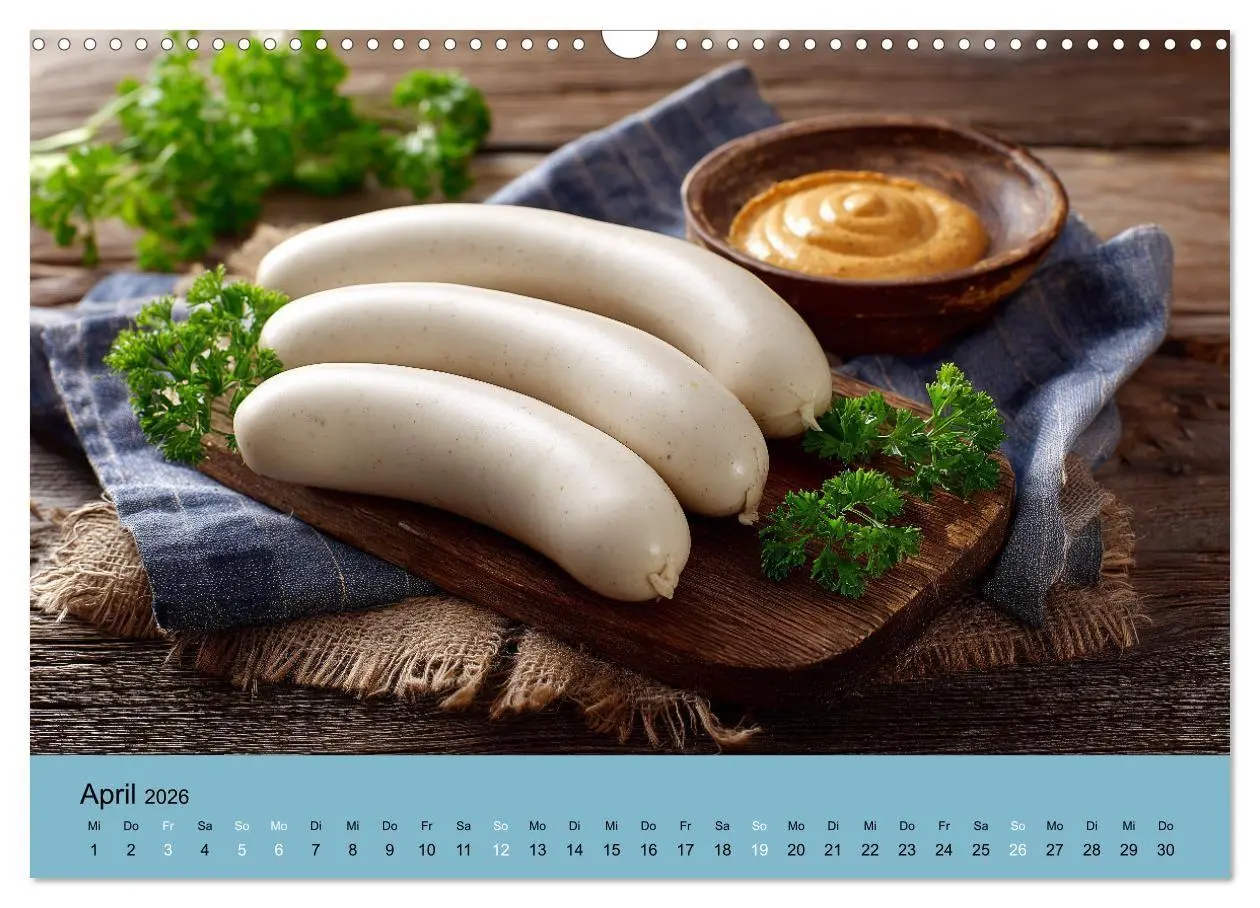 Bild: 9783516670967 | Bayrische Weißwurst - Traditioneller Küchenkalender für Genießer...