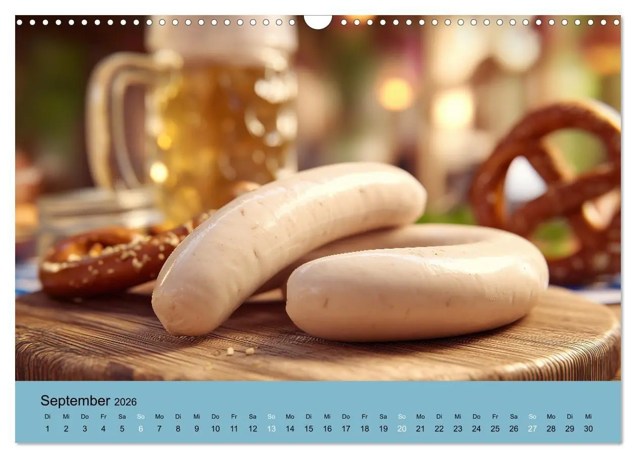 Bild: 9783516670967 | Bayrische Weißwurst - Traditioneller Küchenkalender für Genießer...