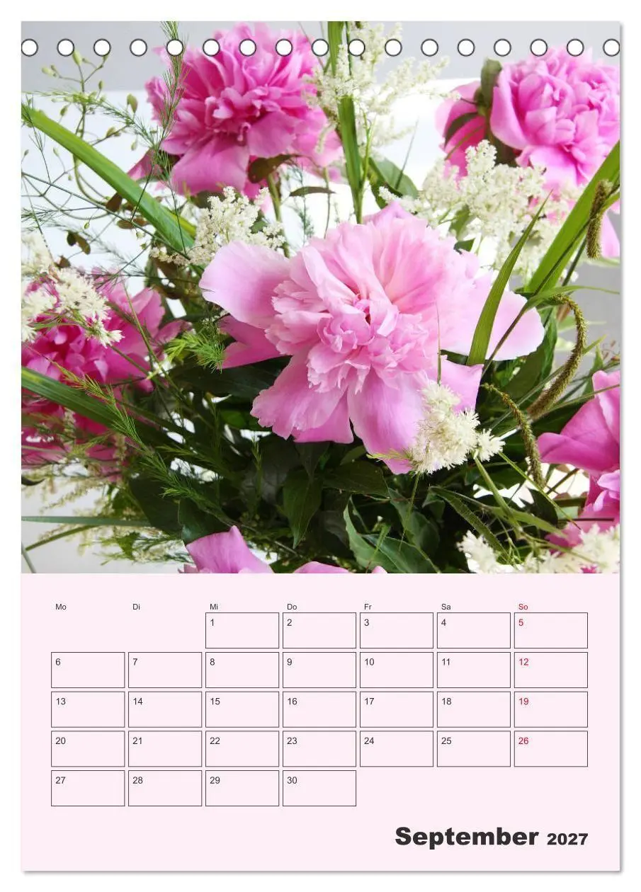 Bild: 9783569690967 | Pfingstrosen Rosen ohne Dornen (Tischkalender 2027 DIN A5 hoch),...