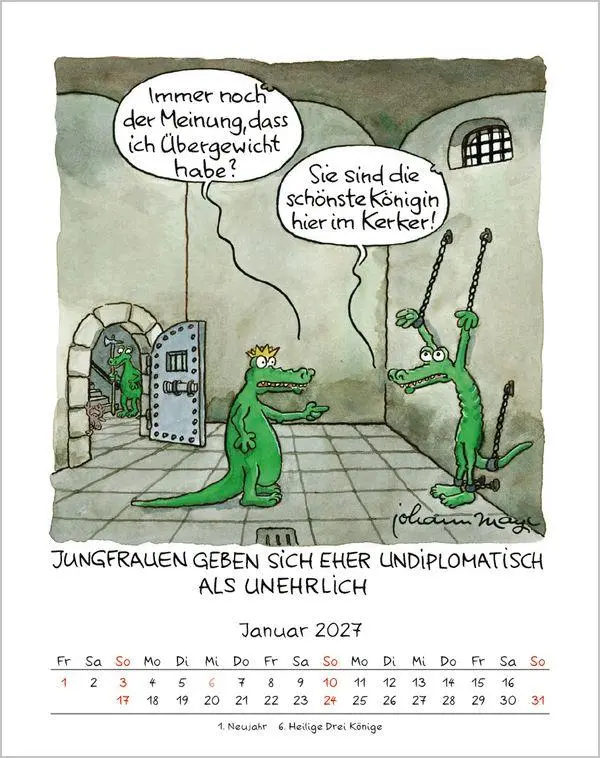 Bild: 9783819300967 | Jungfrau 2027 | Verlag Korsch | Kalender | Spiralbindung | 13 S.