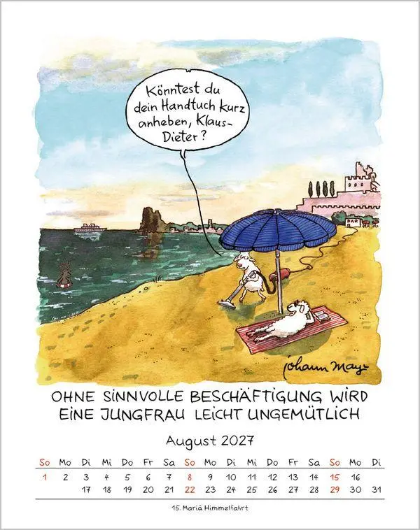 Bild: 9783819300967 | Jungfrau 2027 | Verlag Korsch | Kalender | Spiralbindung | 13 S.