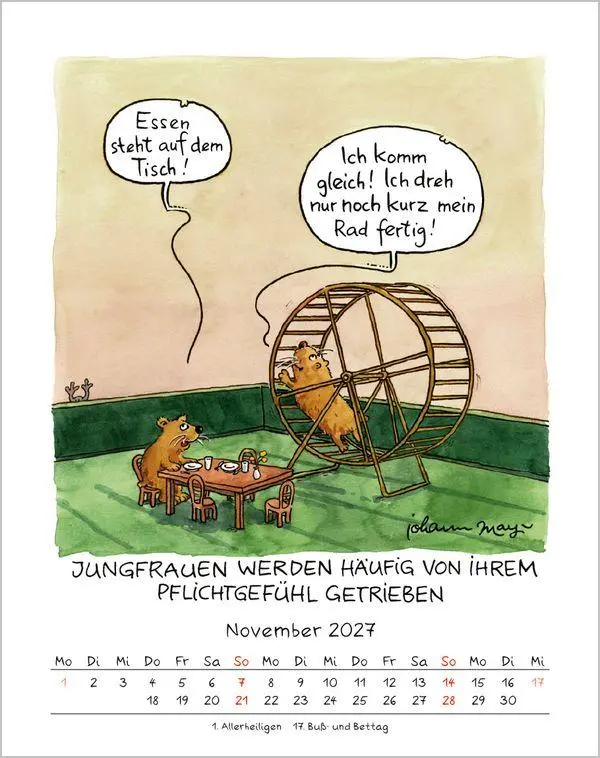 Bild: 9783819300967 | Jungfrau 2027 | Verlag Korsch | Kalender | Spiralbindung | 13 S.