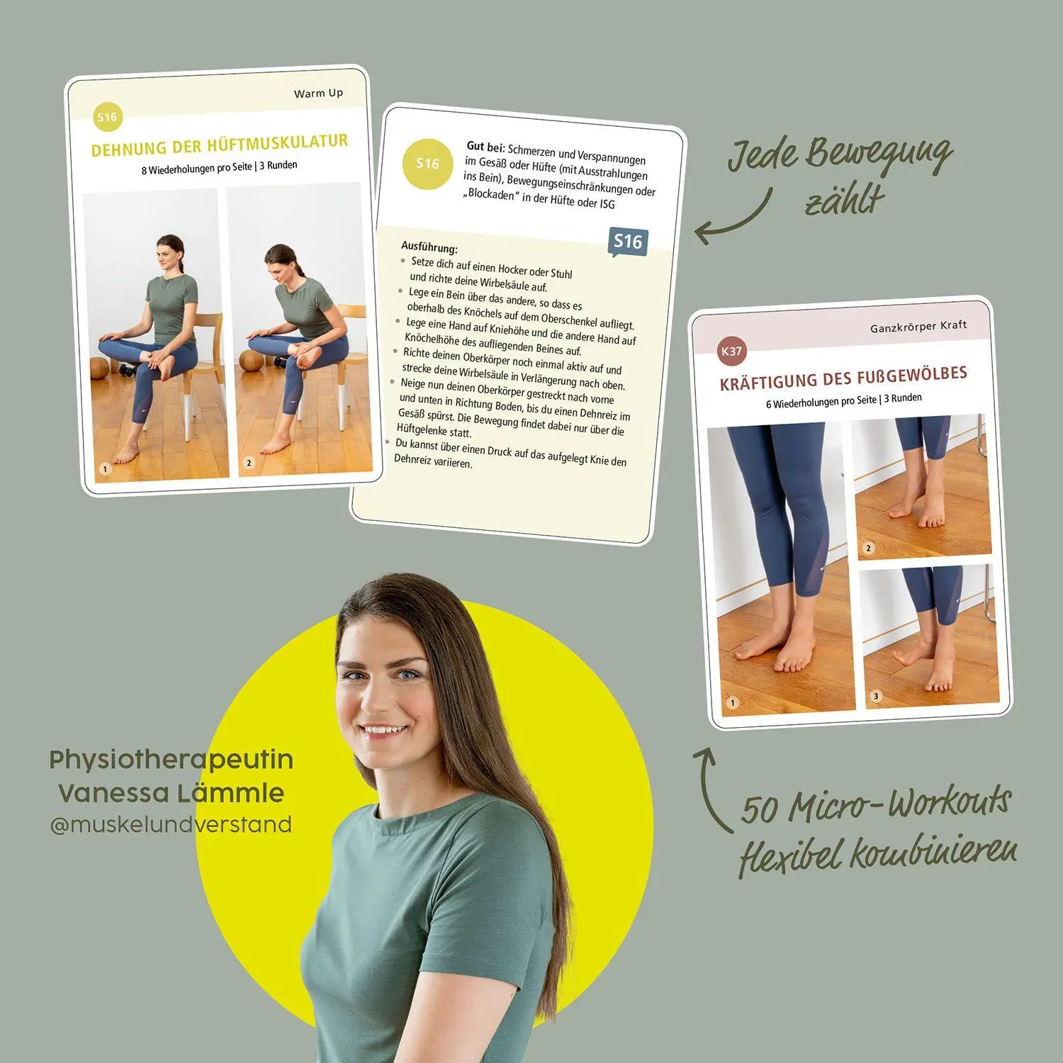 Bild: 9783968590967 | Physio@Home - das Kartenset | Vanessa Lämmle | Taschenbuch | 50 S.
