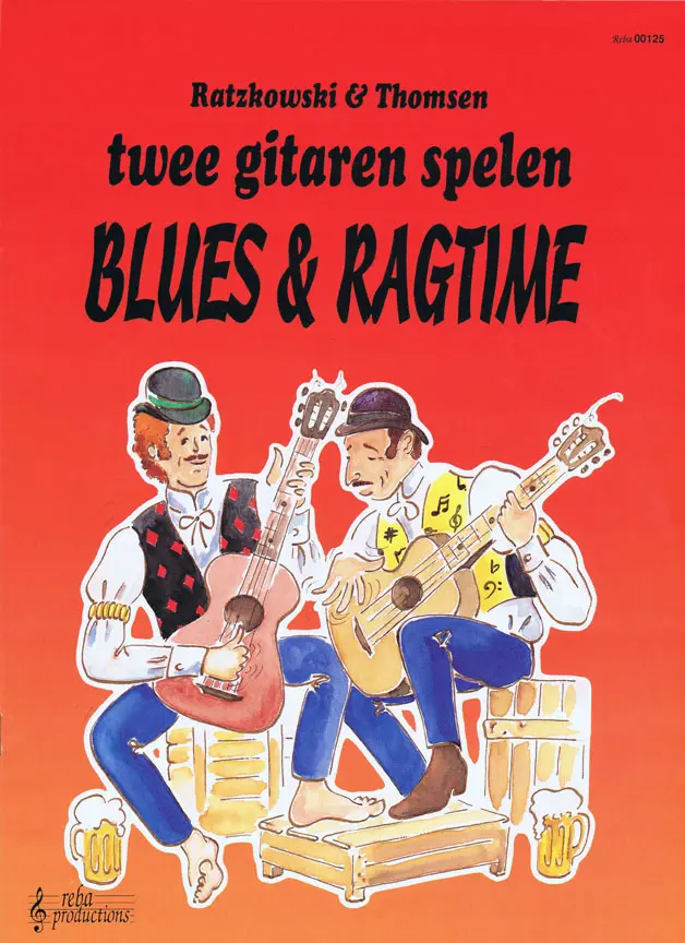 Cover: 9789069110967 | Twee Gitaren Spelen Blues &amp; Ragtime | Torsten Ratzkowski | Buch