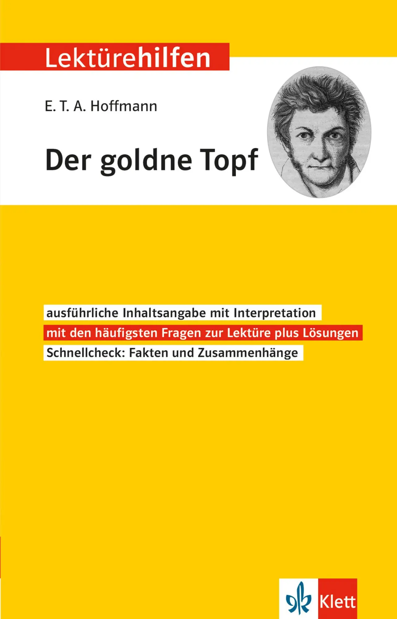 Cover: 9783129231067 | Klett Lektürehilfen E.T.A. Hoffmann "Der goldne Topf" | Fellenberg