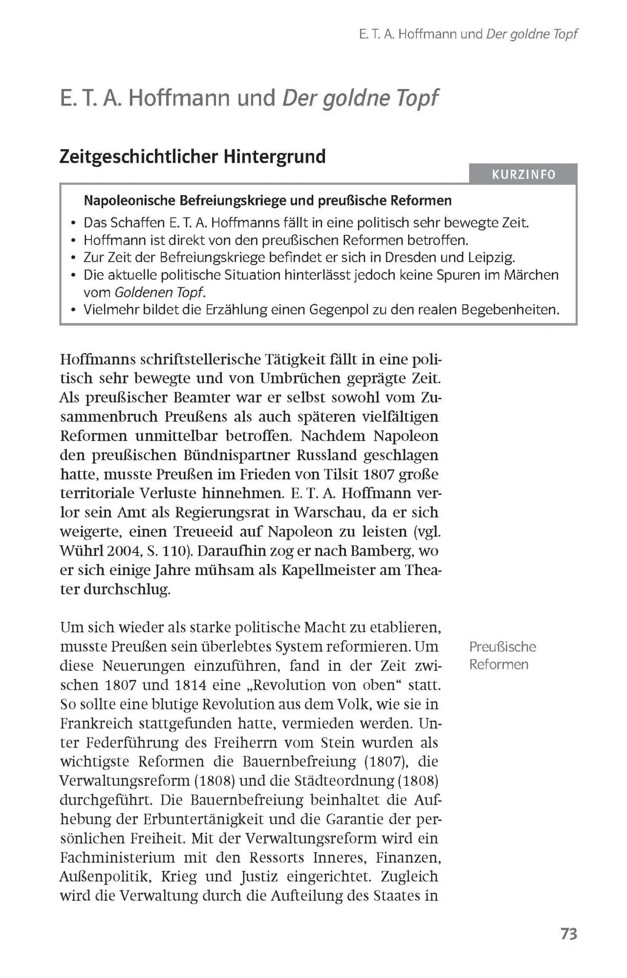 Bild: 9783129231067 | Klett Lektürehilfen E.T.A. Hoffmann "Der goldne Topf" | Fellenberg