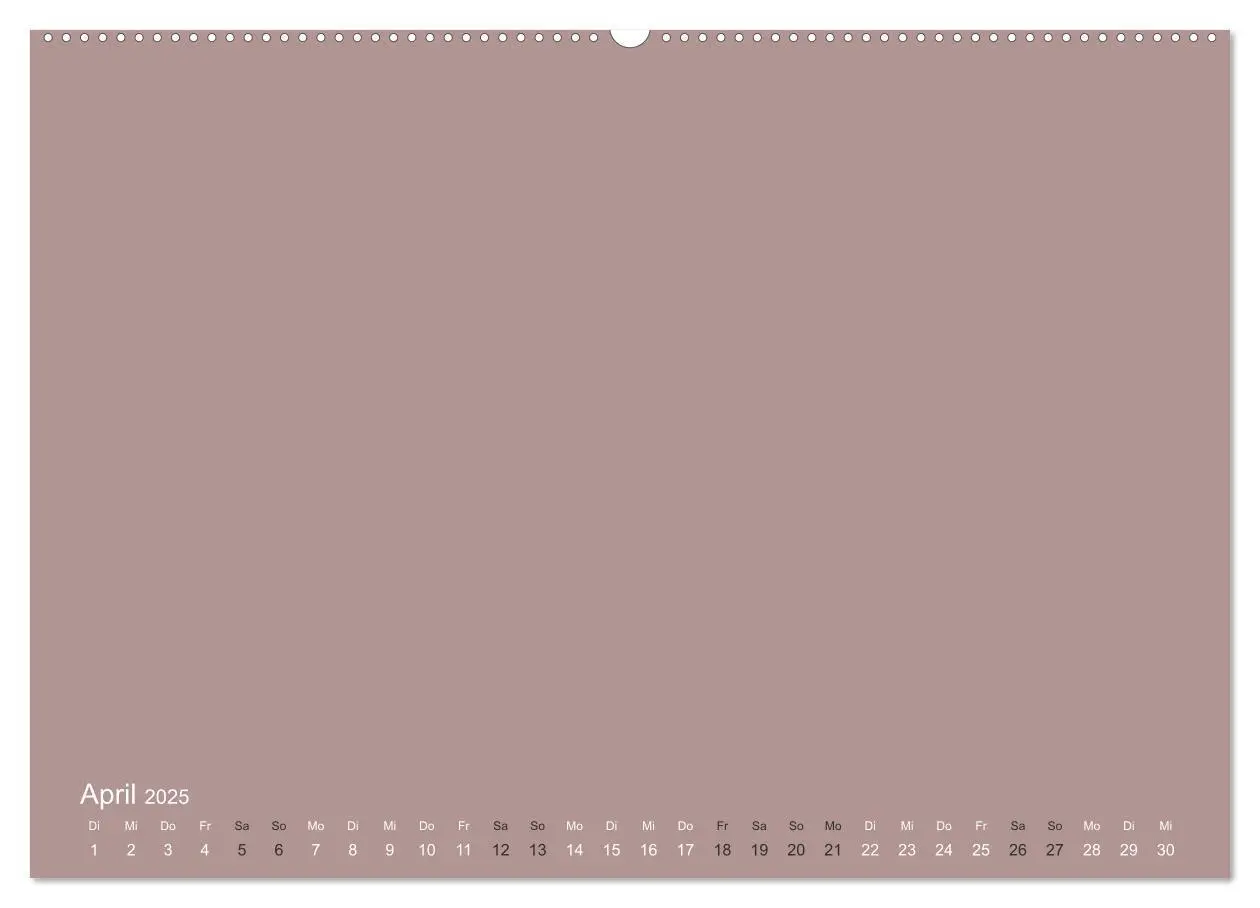 Bild: 9783435211067 | DIY Bastel-Kalender -Erdige Pastell Farben- Zum Selbstgestalten...