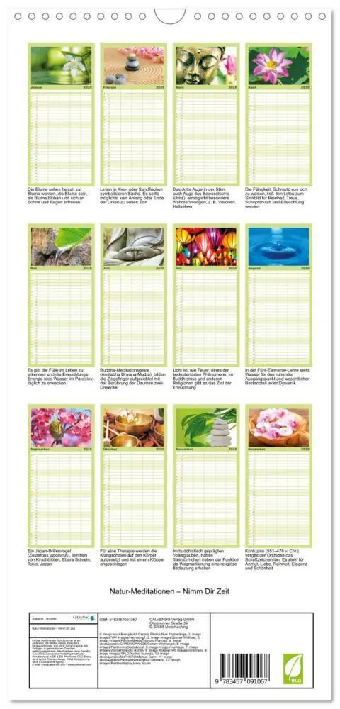 Bild: 9783457091067 | Familienplaner 2025 - Natur-Meditationen - Nimm Dir Zeit mit 5...