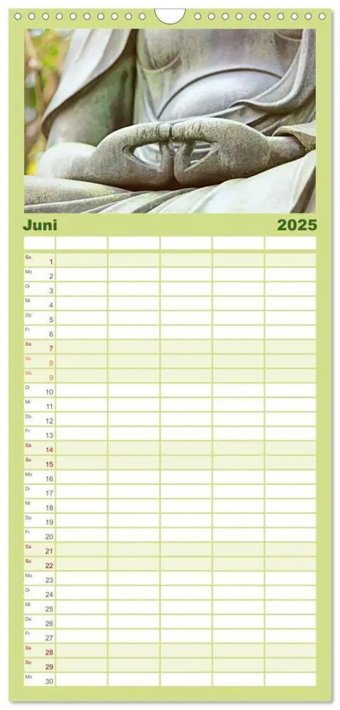 Bild: 9783457091067 | Familienplaner 2025 - Natur-Meditationen - Nimm Dir Zeit mit 5...