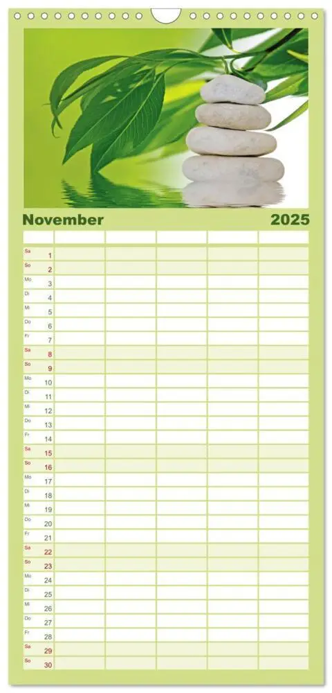 Bild: 9783457091067 | Familienplaner 2025 - Natur-Meditationen - Nimm Dir Zeit mit 5...
