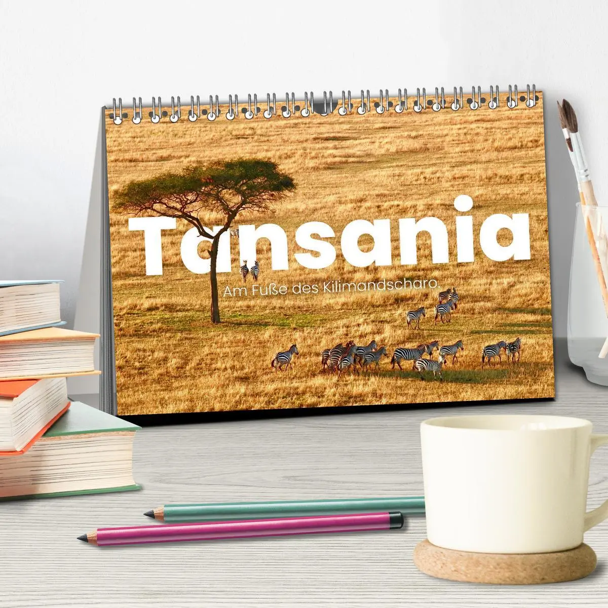 Bild: 9783457611067 | Tansania - Am Fuße des Kilimandscharo. (Tischkalender 2026 DIN A5...
