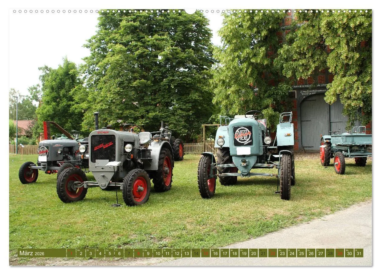 Bild: 9783457781067 | Traktoren - Altgediente Veteranen (Wandkalender 2026 DIN A2 quer),...
