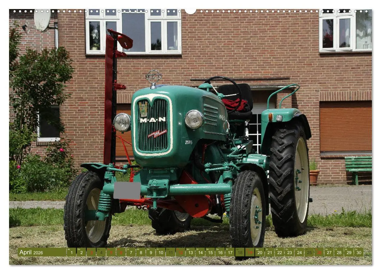 Bild: 9783457781067 | Traktoren - Altgediente Veteranen (Wandkalender 2026 DIN A2 quer),...