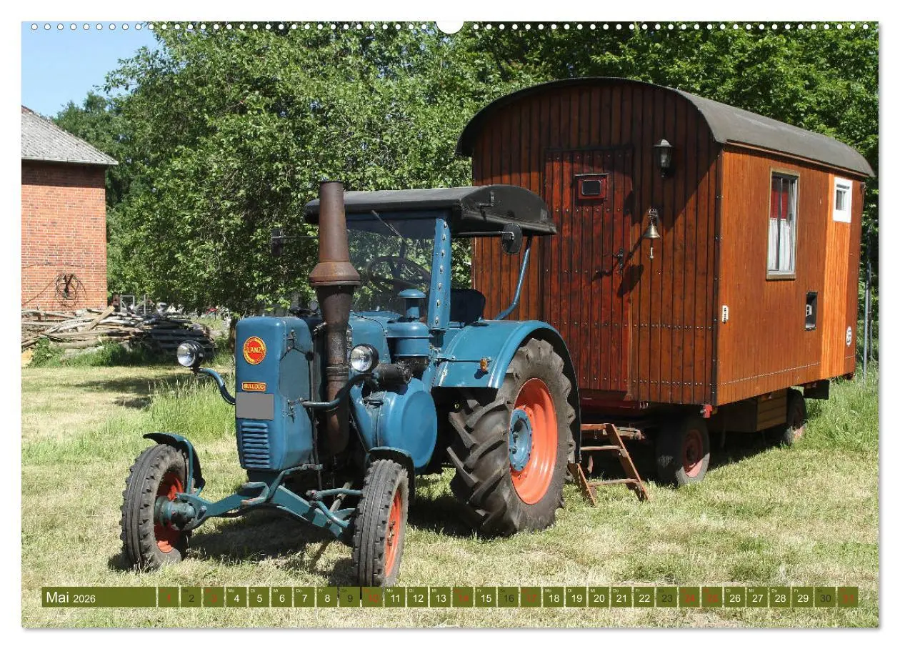 Bild: 9783457781067 | Traktoren - Altgediente Veteranen (Wandkalender 2026 DIN A2 quer),...