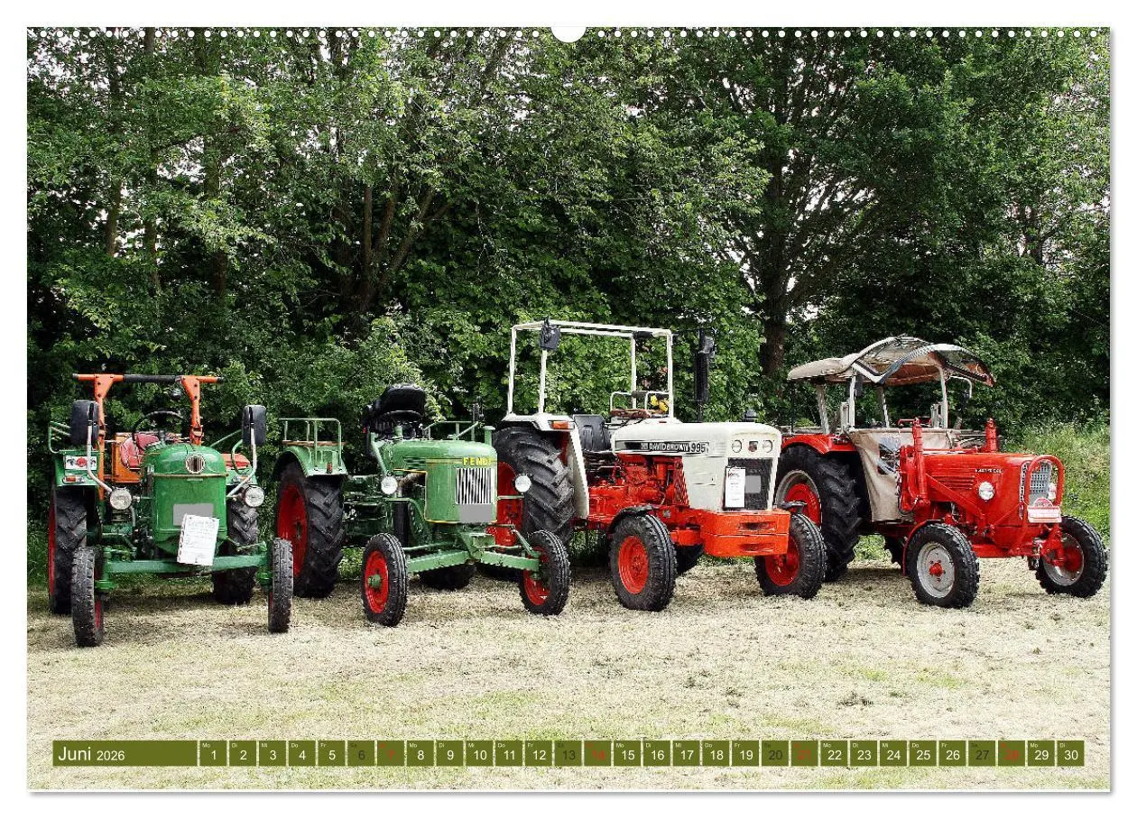 Bild: 9783457781067 | Traktoren - Altgediente Veteranen (Wandkalender 2026 DIN A2 quer),...