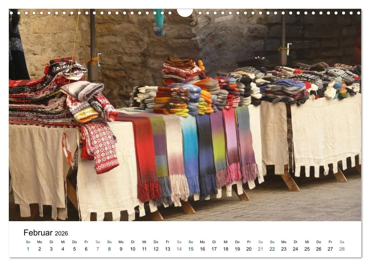 Bild: 9783516181067 | Tallinn (Wandkalender 2026 DIN A3 quer), CALVENDO Monatskalender