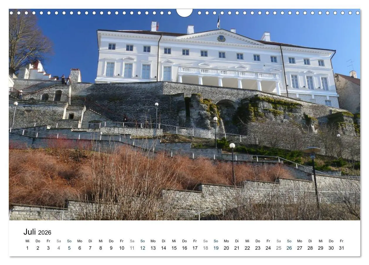 Bild: 9783516181067 | Tallinn (Wandkalender 2026 DIN A3 quer), CALVENDO Monatskalender