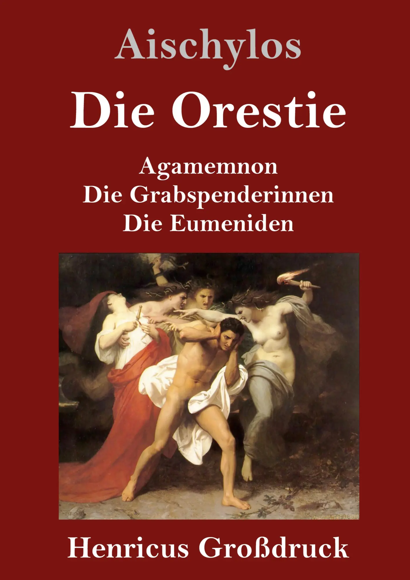 Cover: 9783847841067 | Die Orestie (Großdruck) | Aischylos | Buch | 156 S. | Deutsch | 2019