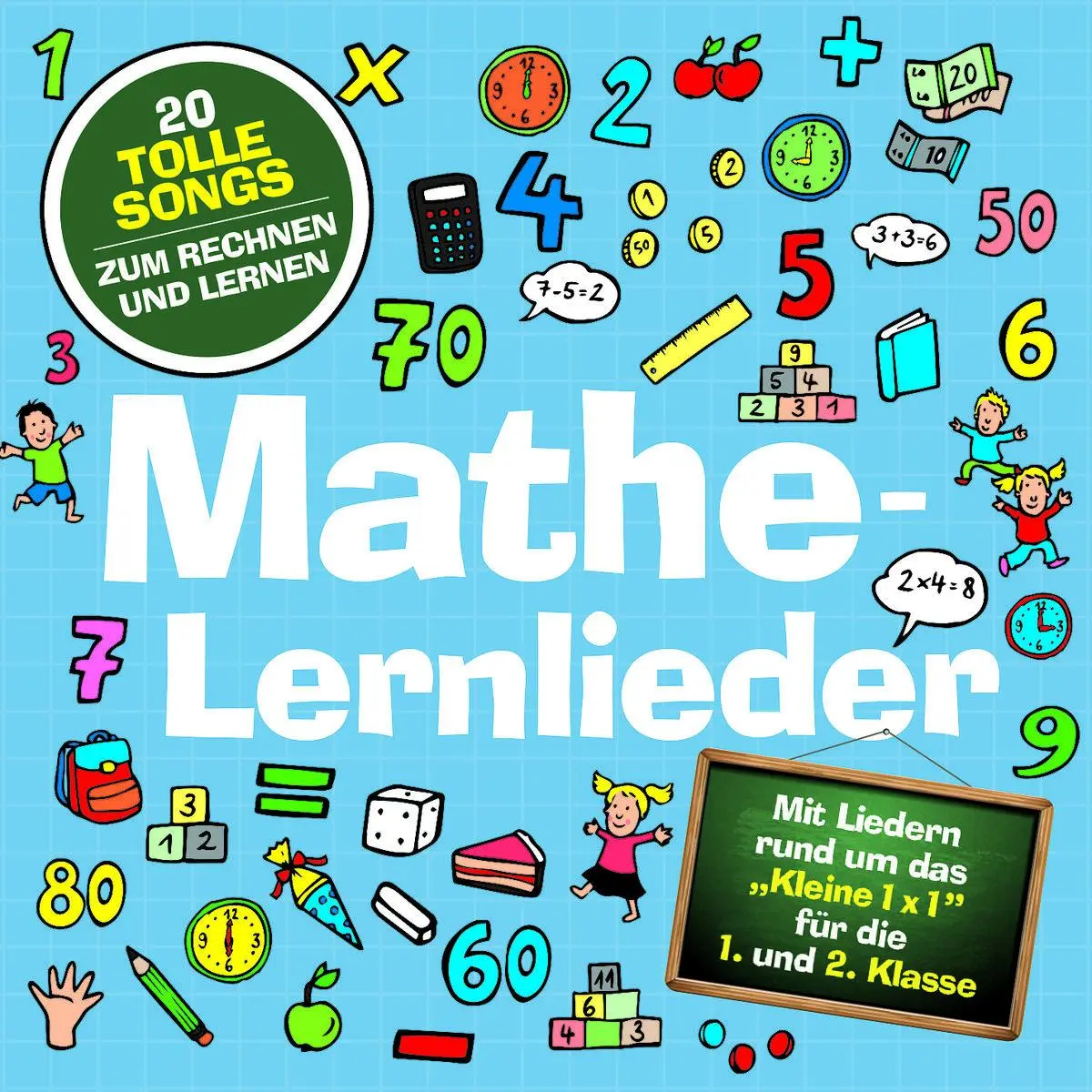 Cover: 4260167471167 | Mathe-Lernlieder | Marie &amp; Finn | Audio-CD | 62 Min. | Deutsch | 2016