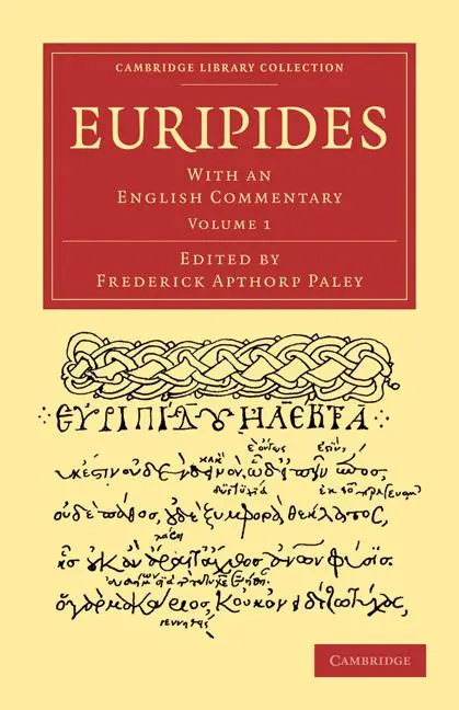 Cover: 9781108011167 | Euripides - Volume 1 | Euripides | Taschenbuch | Griechisch (bis 1453)