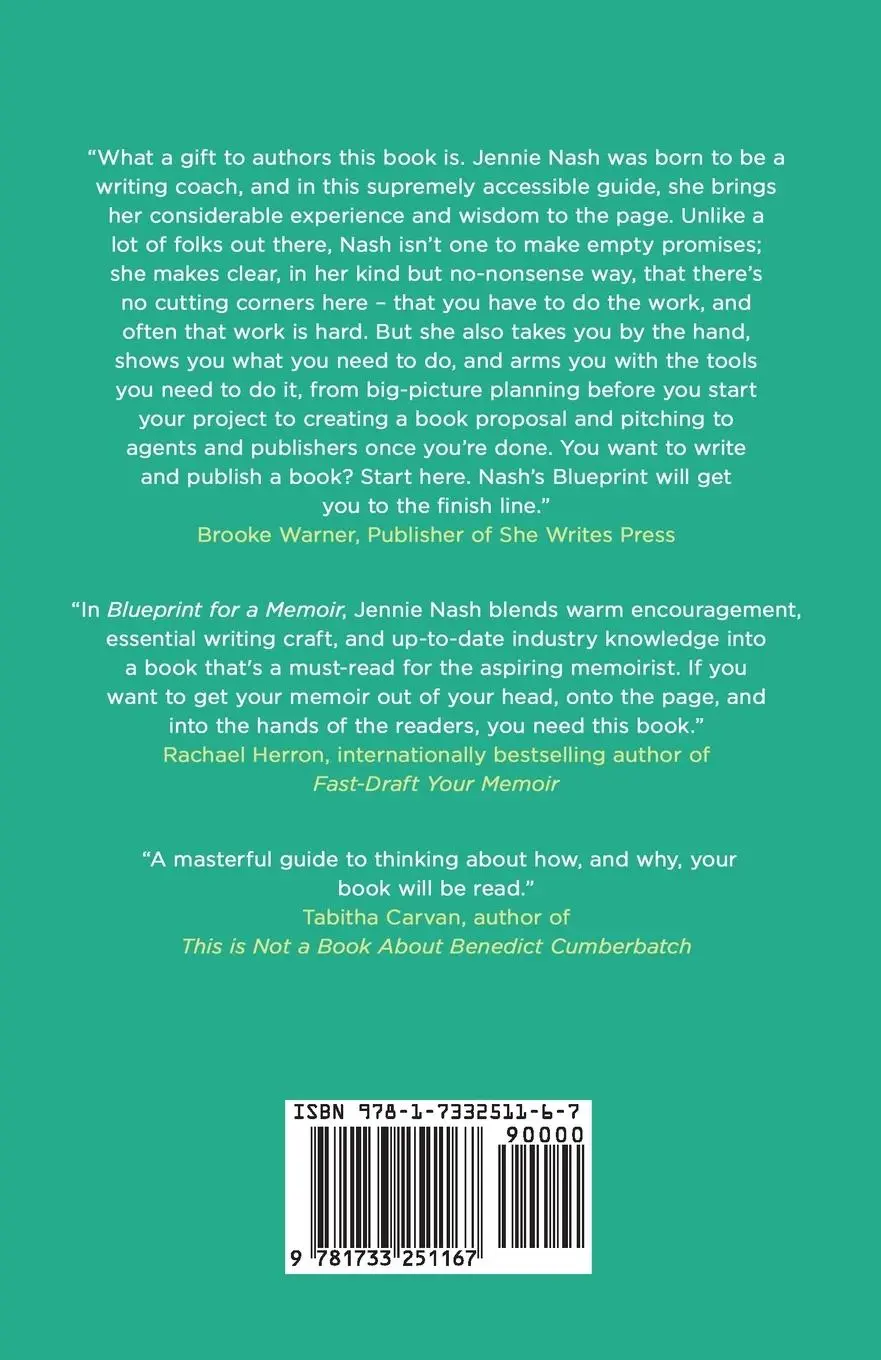 Rückseite: 9781733251167 | Blueprint for a Memoir | How to Write a Memoir for the Marketplace