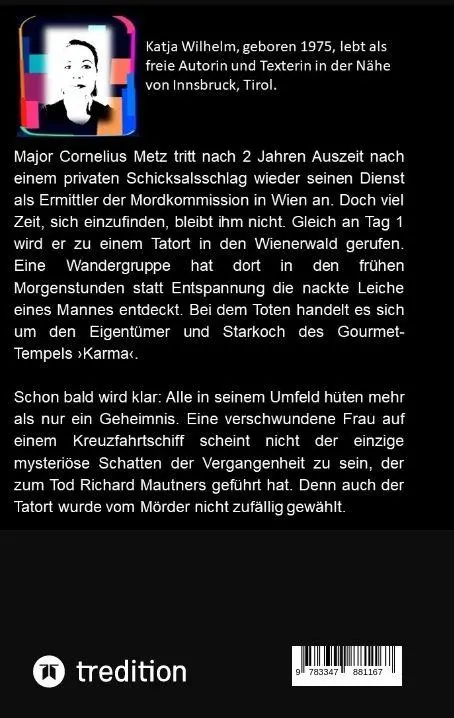 Rückseite: 9783347881167 | Karma | Band 1 der Krimireihe 'BEWEIS_LAST' | Katja Wilhelm | Buch